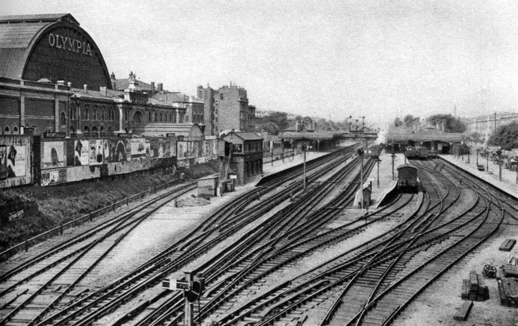 Detail of Addison Road railway station, London by Anonymous