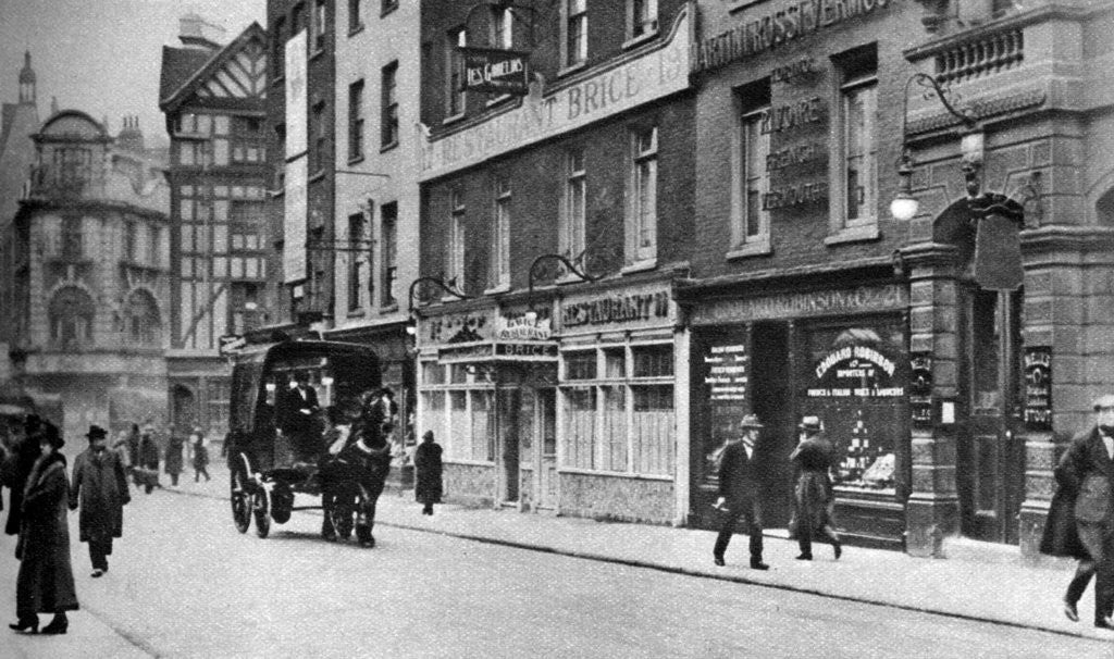 Detail of Old Compton Street, Soho, London by Anonymous