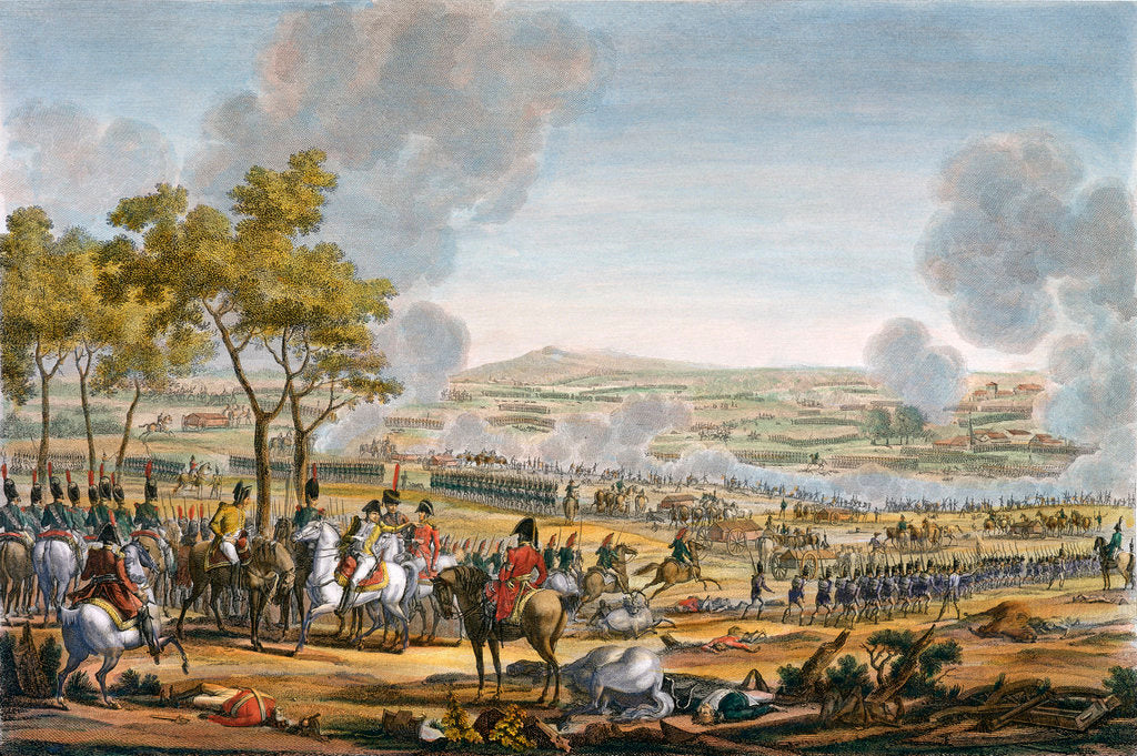 Detail of The Battle of Wagram by Louis Francois Mariage