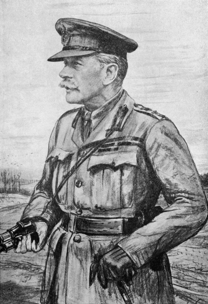 Detail of Field Marshal Sir Douglas Haig, British soldier and senior commander by Francis Dodd