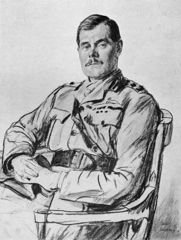 Detail of Major-General Sir HM Trenchard, British military commander by Francis Dodd