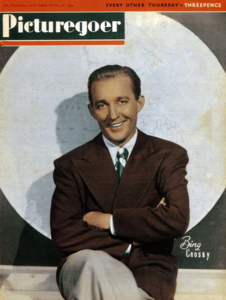 Detail of Bing Crosby (1903-1977), American singer and actor by Anonymous