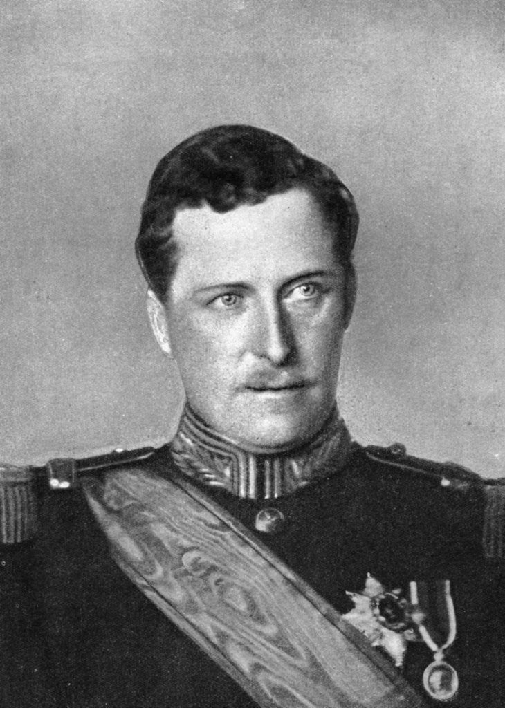 Detail of Albert, King of Belgium, First World War by W&D Downey