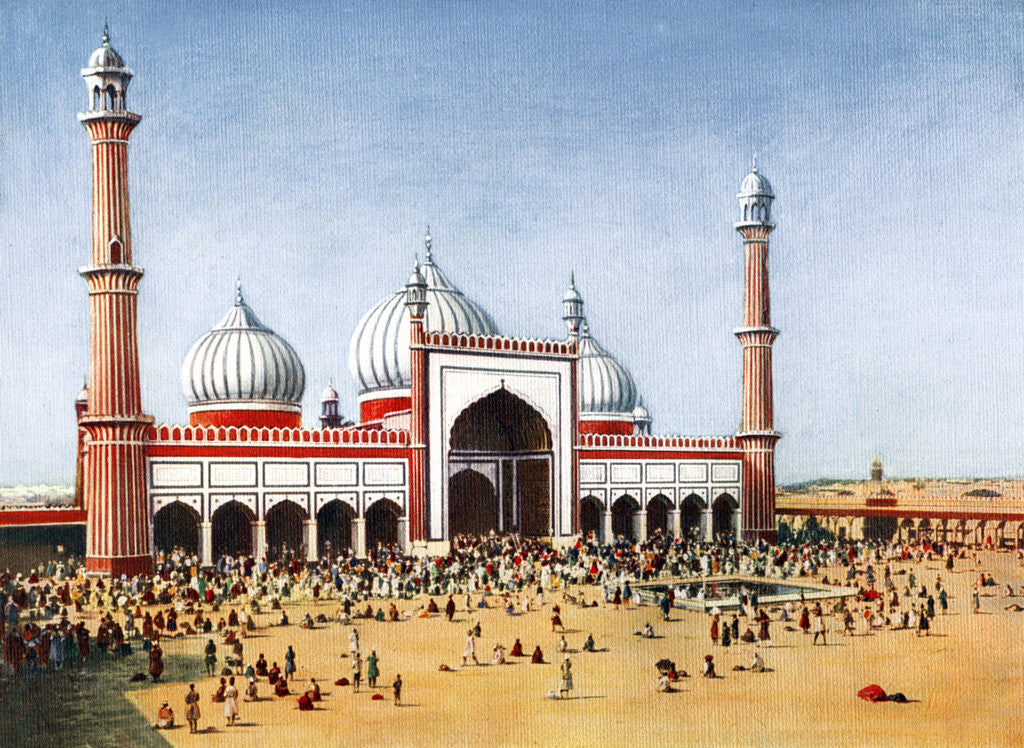 Detail of The Jumma Musjid, Delhi, India by Anonymous