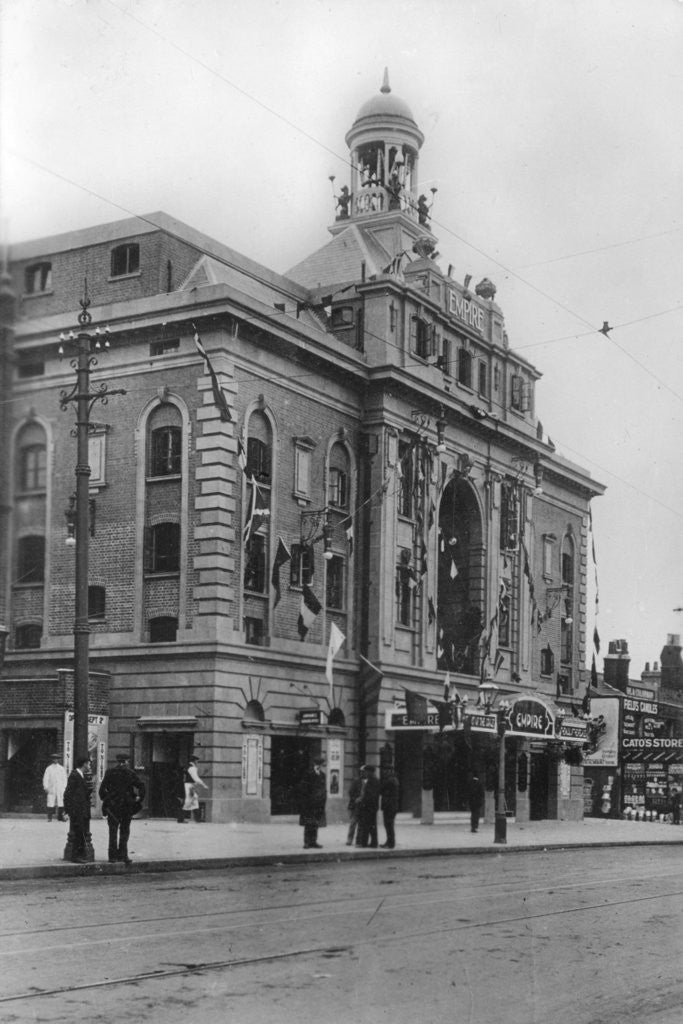 Detail of Chiswick Empire, Chiswick, London by W F Seymour