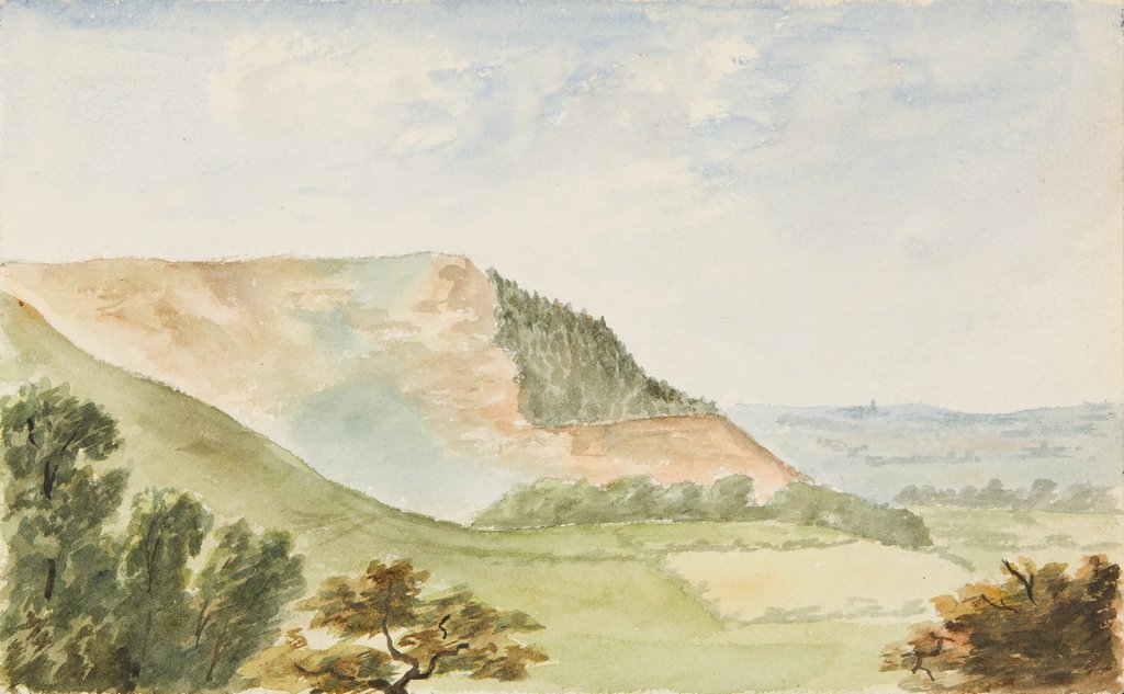 Detail of Sky Hill near Ramsey, Isle of Man by Henry Read Wellbye