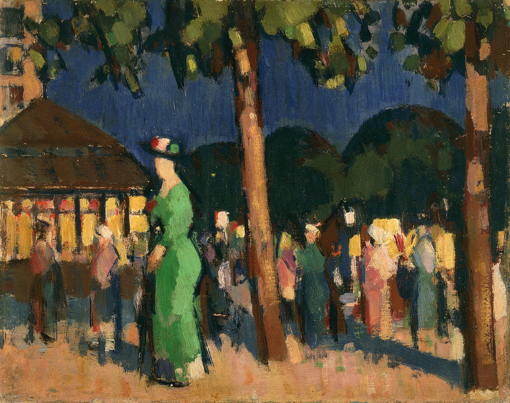 Detail of Carrefour de l'observatoire by John Duncan Fergusson