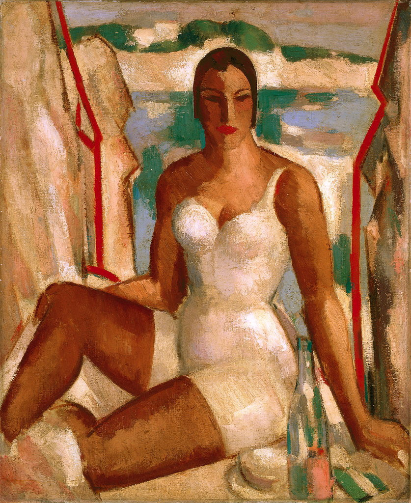 Detail of Megevian by John Duncan Fergusson