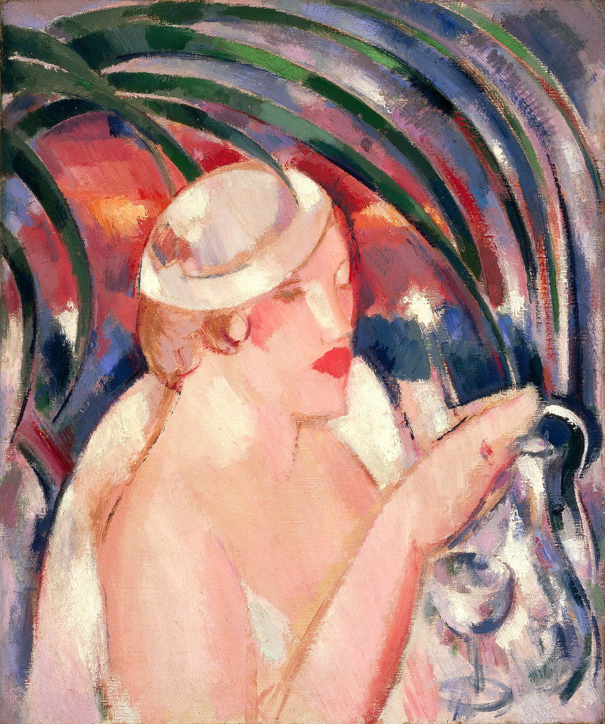 Detail of Neon, Café Pousset by John Duncan Fergusson