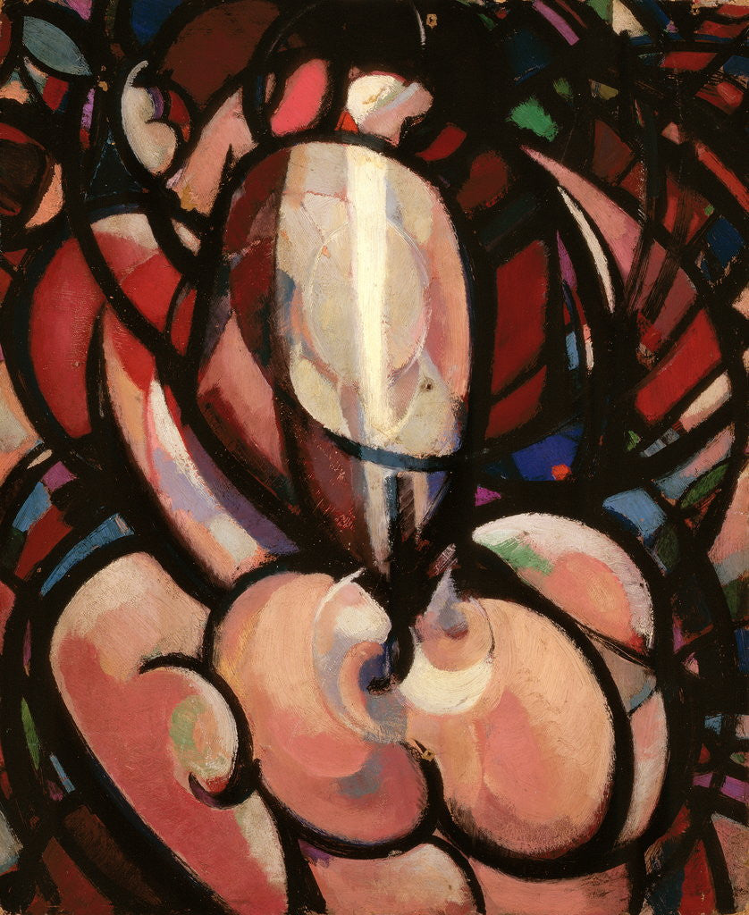 Detail of Étude de Rhythm by John Duncan Fergusson