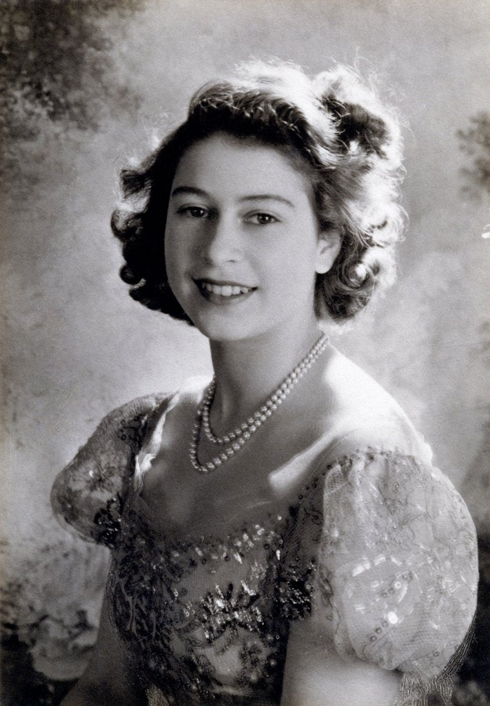 Detail of Princess Elizabeth by Cecil Beaton