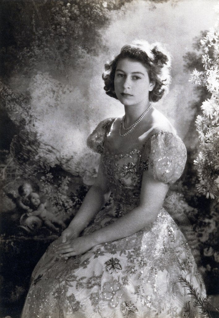 Detail of Princess Elizabeth by Cecil Beaton