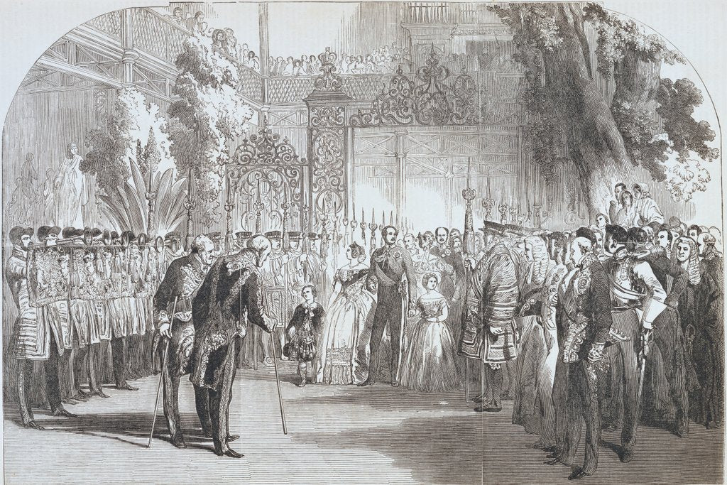 Detail of Opening of the Great Exhibition. England, 1851 by Anonymous