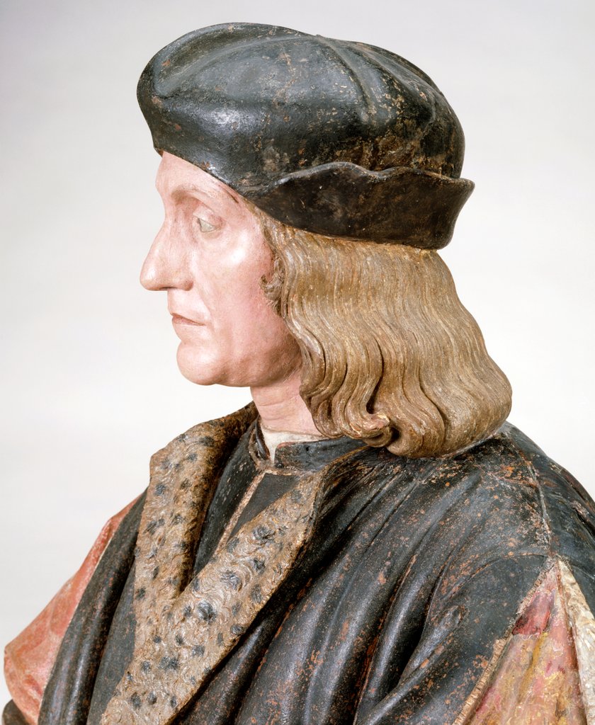 Detail of Henry VII by Pietro Torrigiano