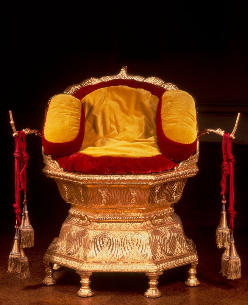 Detail of Maharaja Ranjit Singh's throne by Anonymous