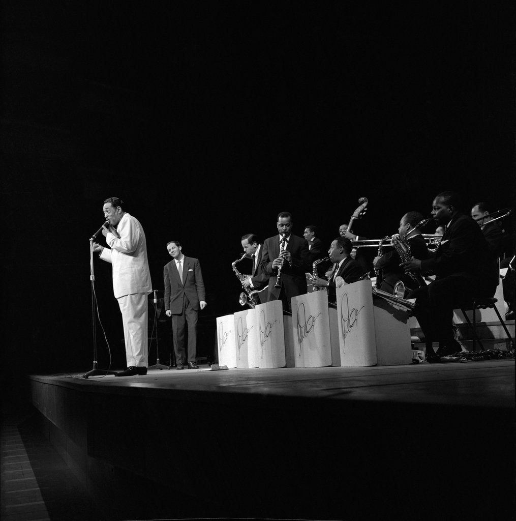 Detail of Duke Ellington at the Royal Festival Hall by Harry Hammond