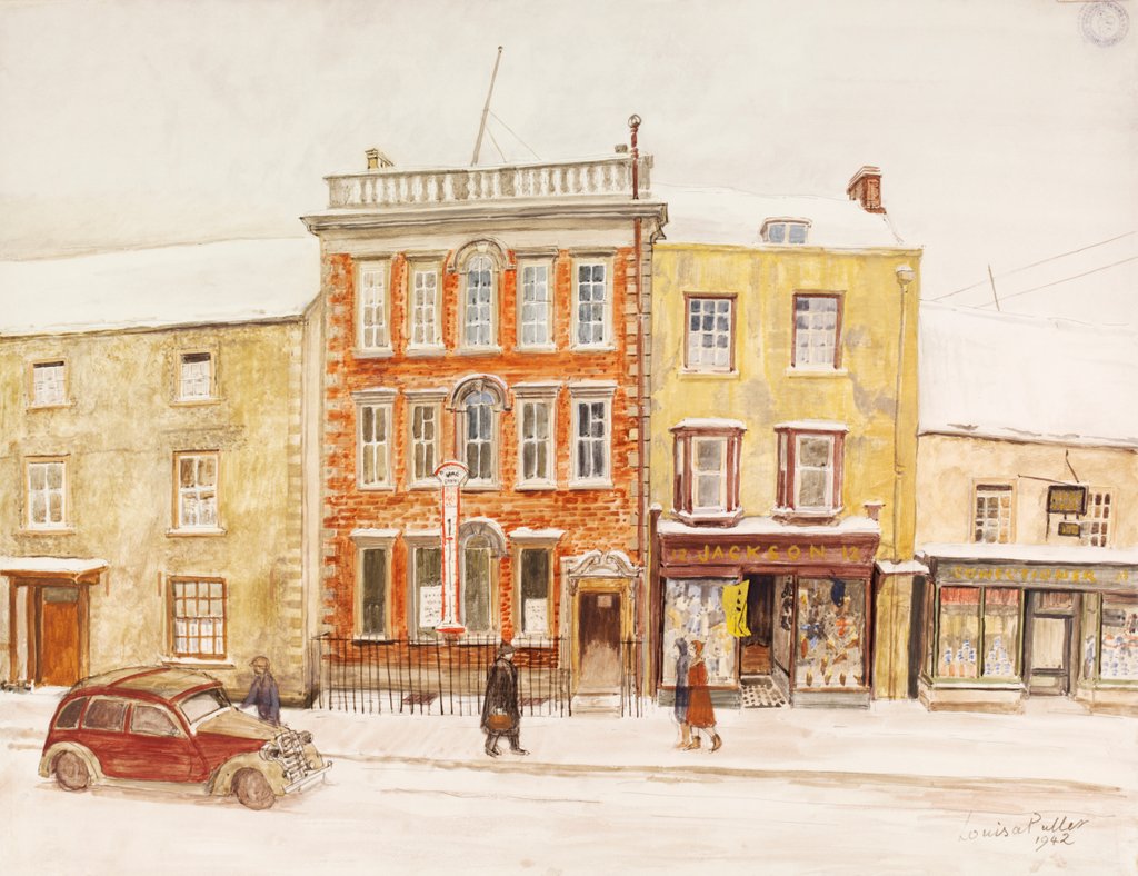 Detail of Rural District Council Office and Shops, High Street, Malmesbury by Puller