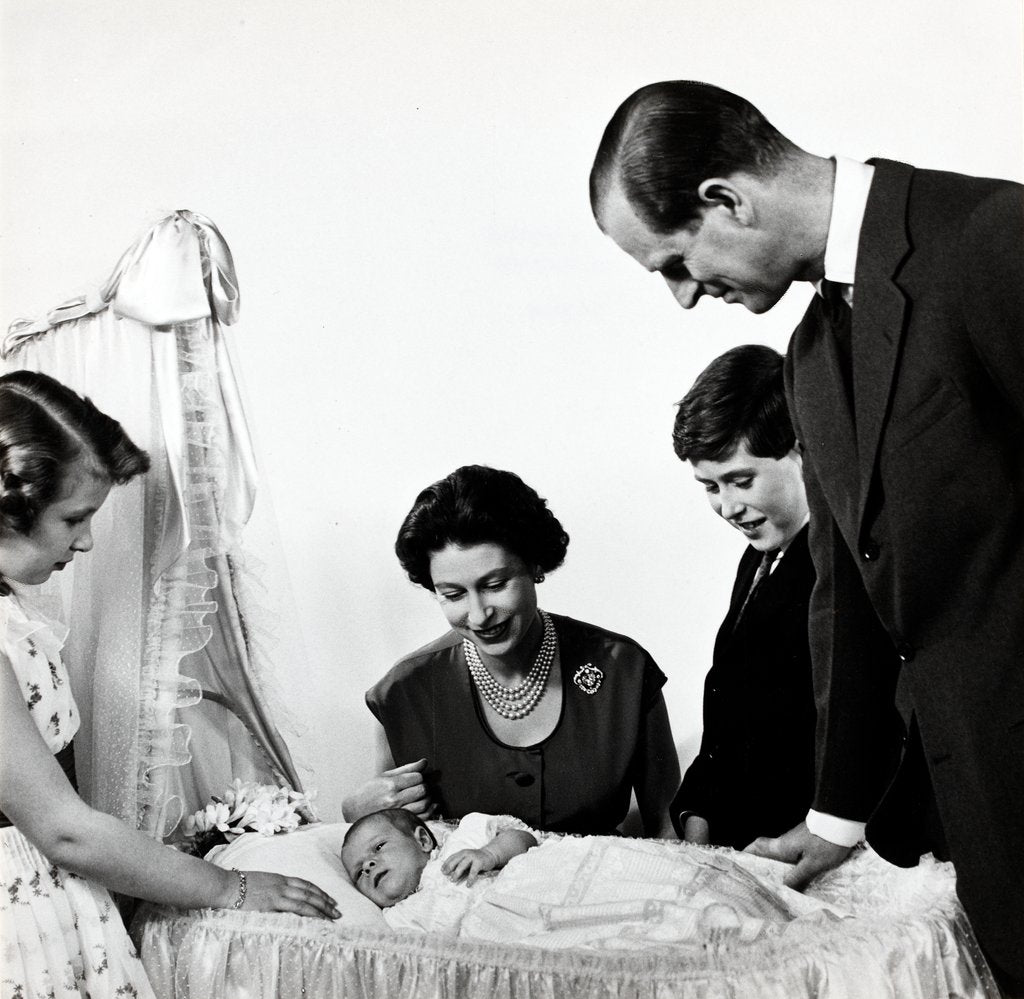 Detail of Queen Elizabeth II and family by Cecil Beaton