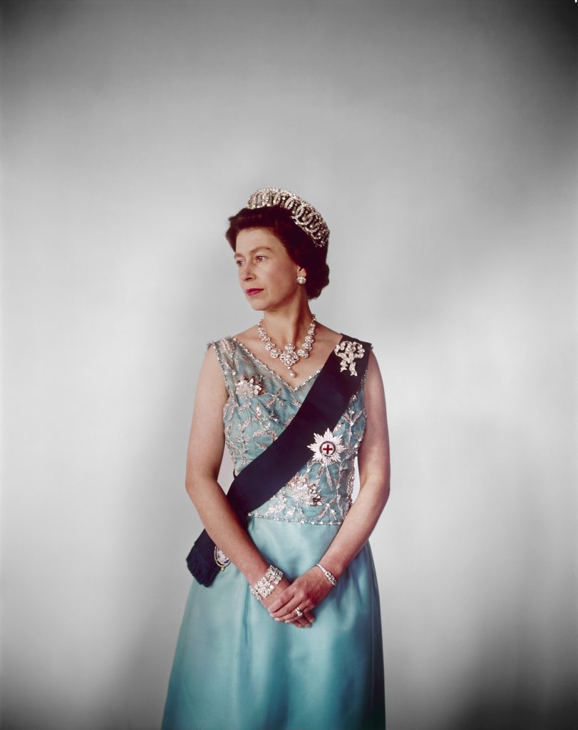 Detail of Queen Elizabeth II by Cecil Beaton