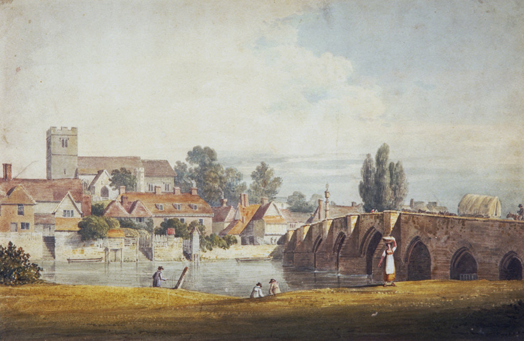 Detail of Aylesford, near Maidstone, Kent by James Duffield Harding