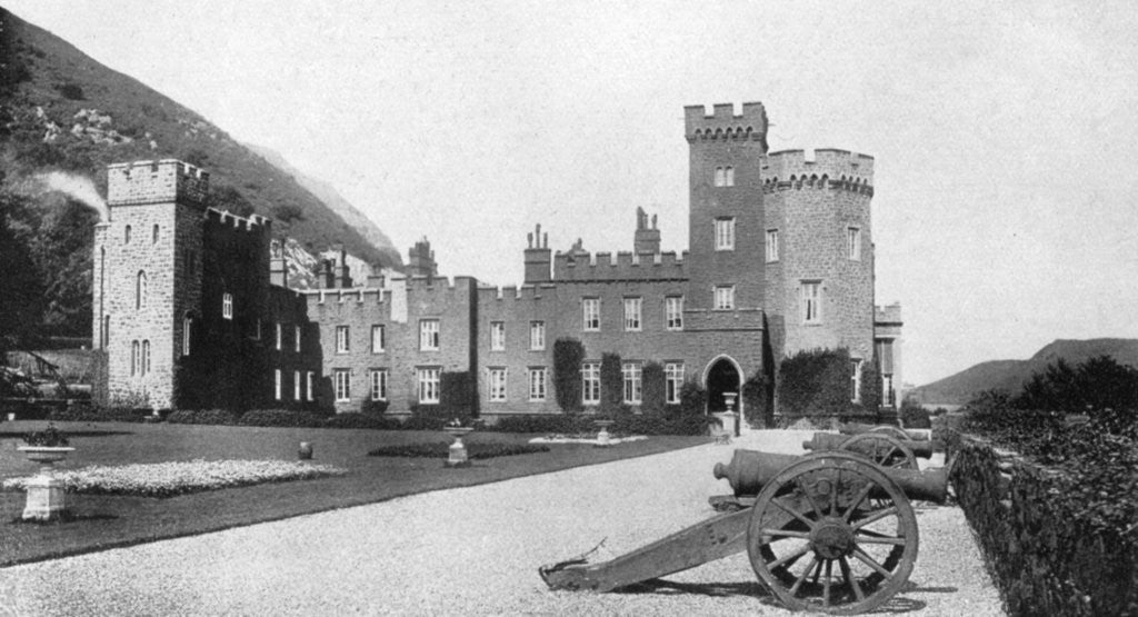 Detail of Garron Tower, Larne, Northern Ireland by W Lawrence