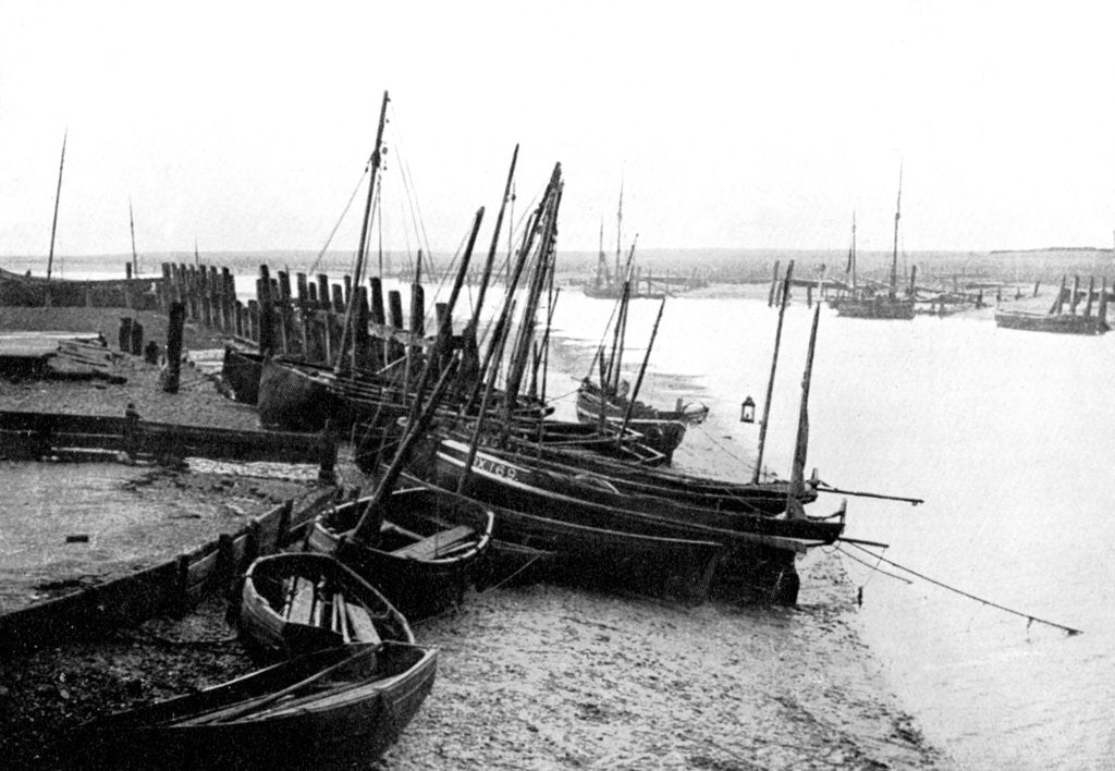 Detail of Rye Harbour, East Sussex, England by HS Newcombe