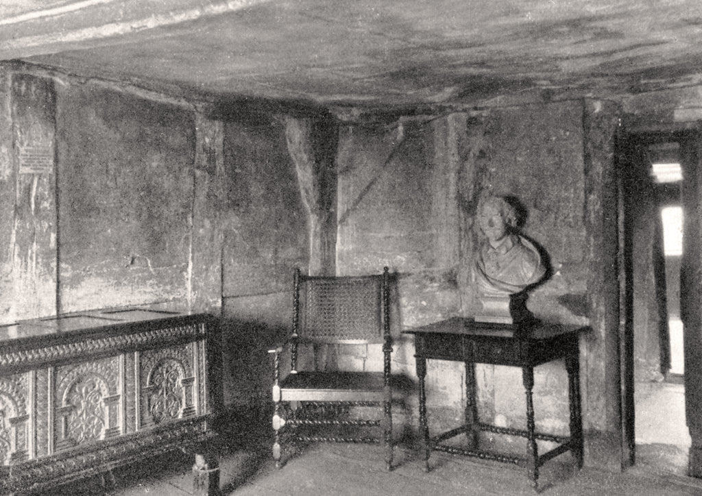 Detail of Interior of Shakespeare's house, Stratford-upon-Avon, Warwickshire, England by Anonymous