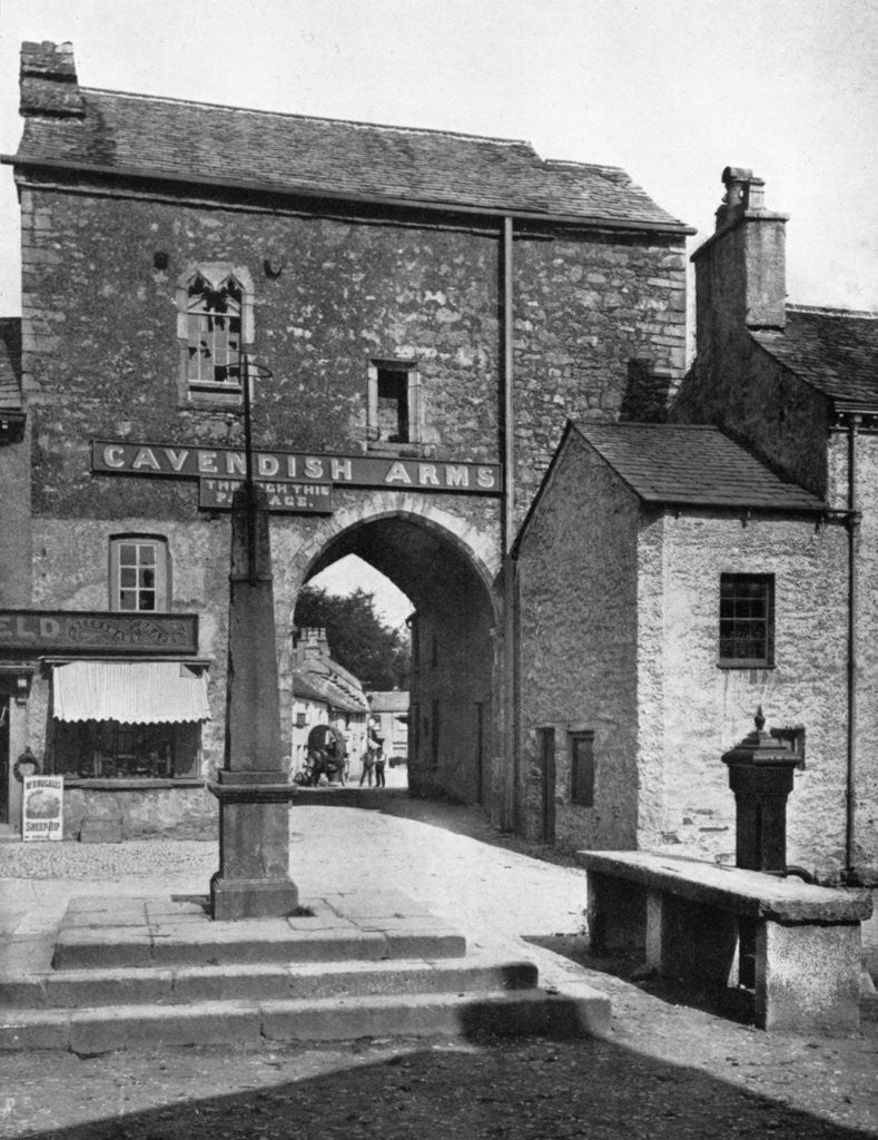 Detail of Cartmel Priory Gatehouse, Cartmel, Cumbria by Valentine & Sons