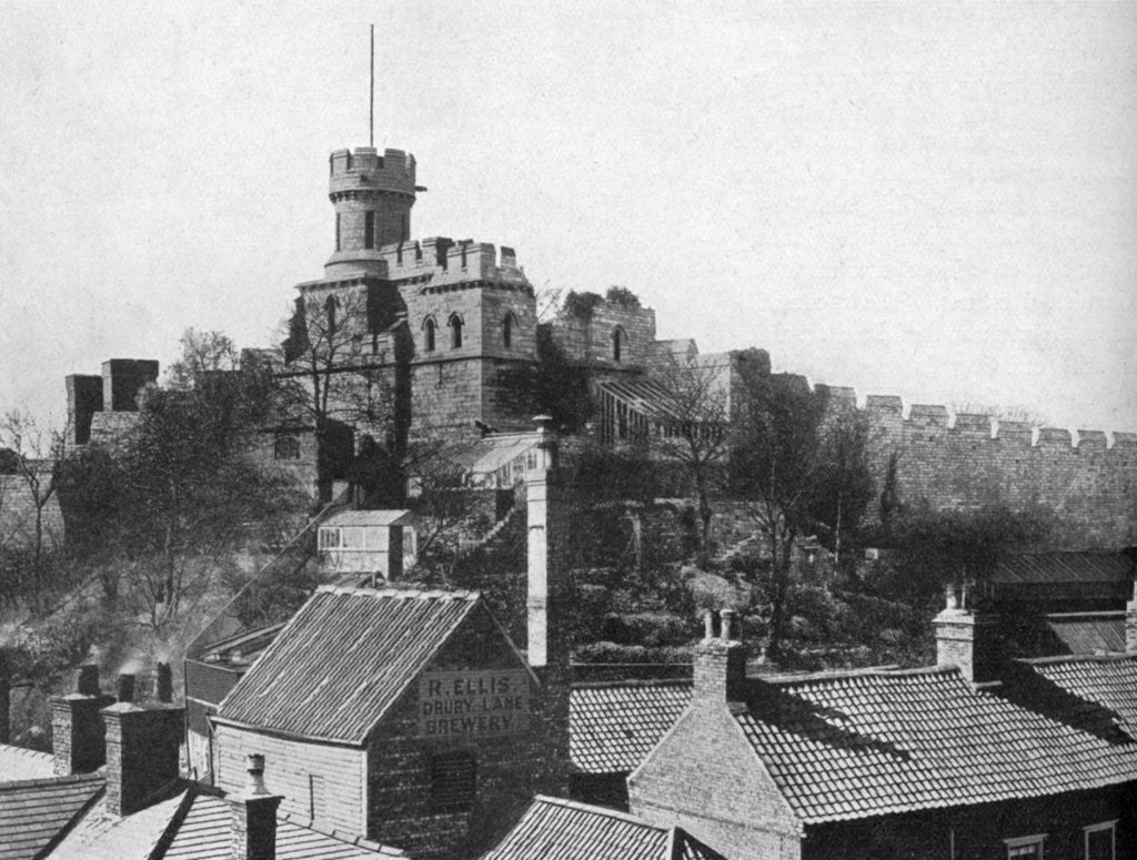 Detail of Lincoln Castle, Lincolnshire by Anonymous