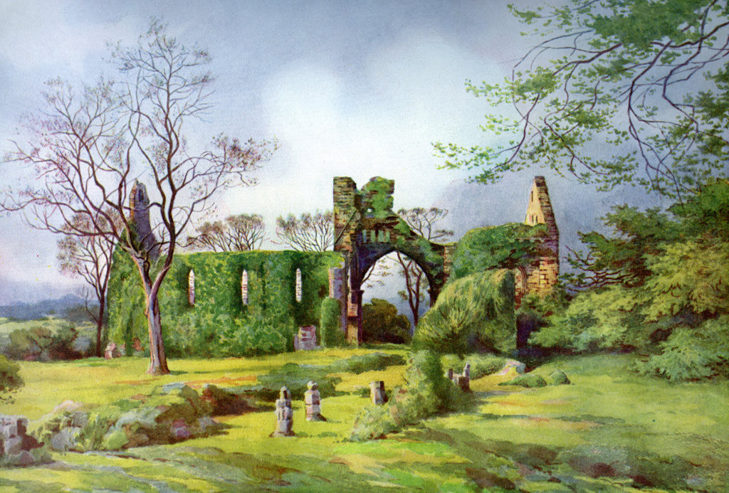 Detail of Grey Abbey, County Down, Northern Ireland by FC Varley