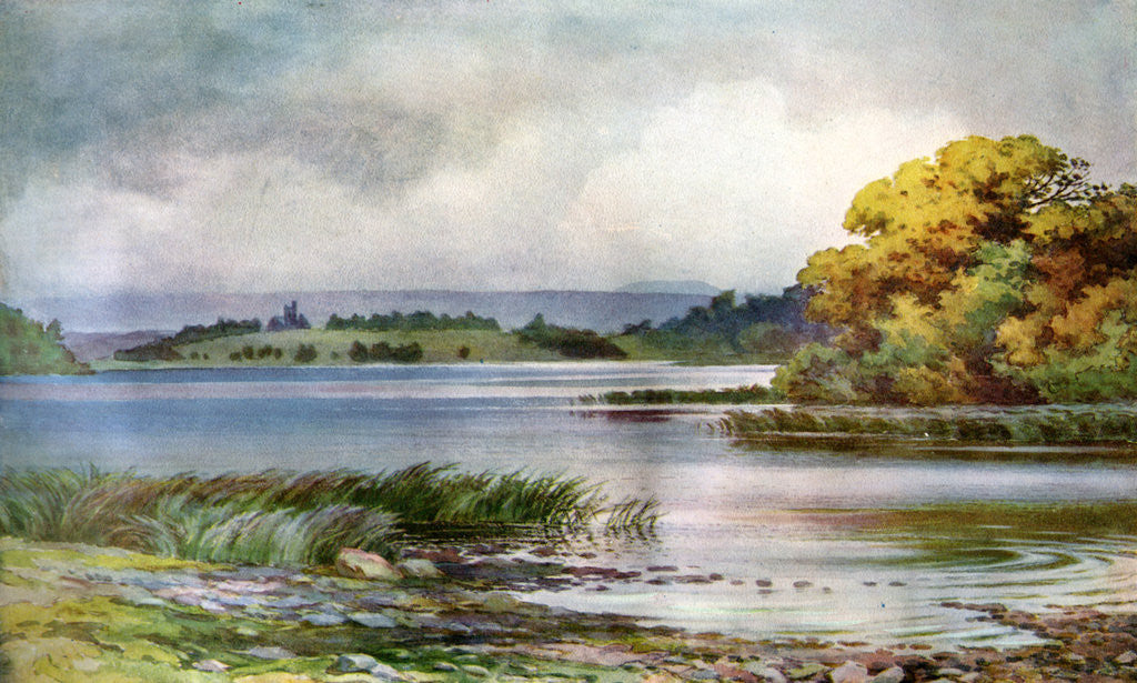 Detail of Lough Erne, County Fermanagh, Northern Ireland by FC Varley