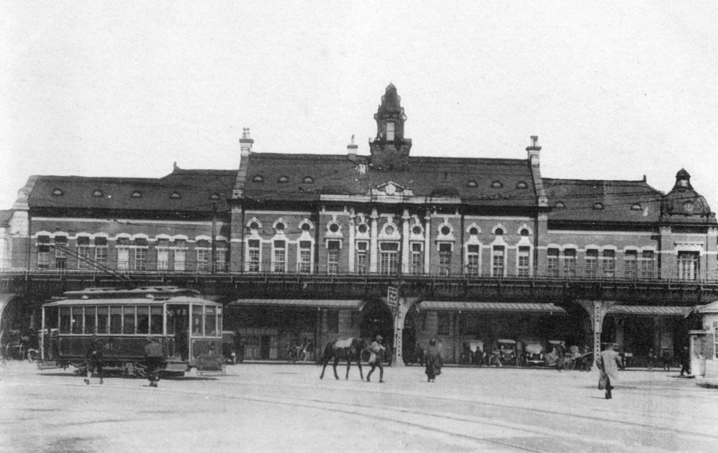 Detail of Railway station of Yokohama, Japan by Anonymous