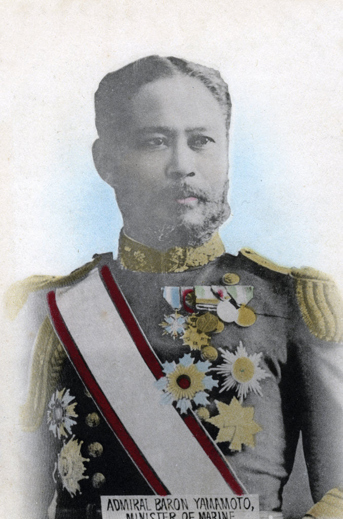 Detail of Admiral Yamamoto, Japanese Minister of the Navy by Anonymous