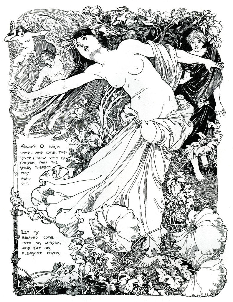 Detail of An illustration for The Song of Solomon by Anonymous