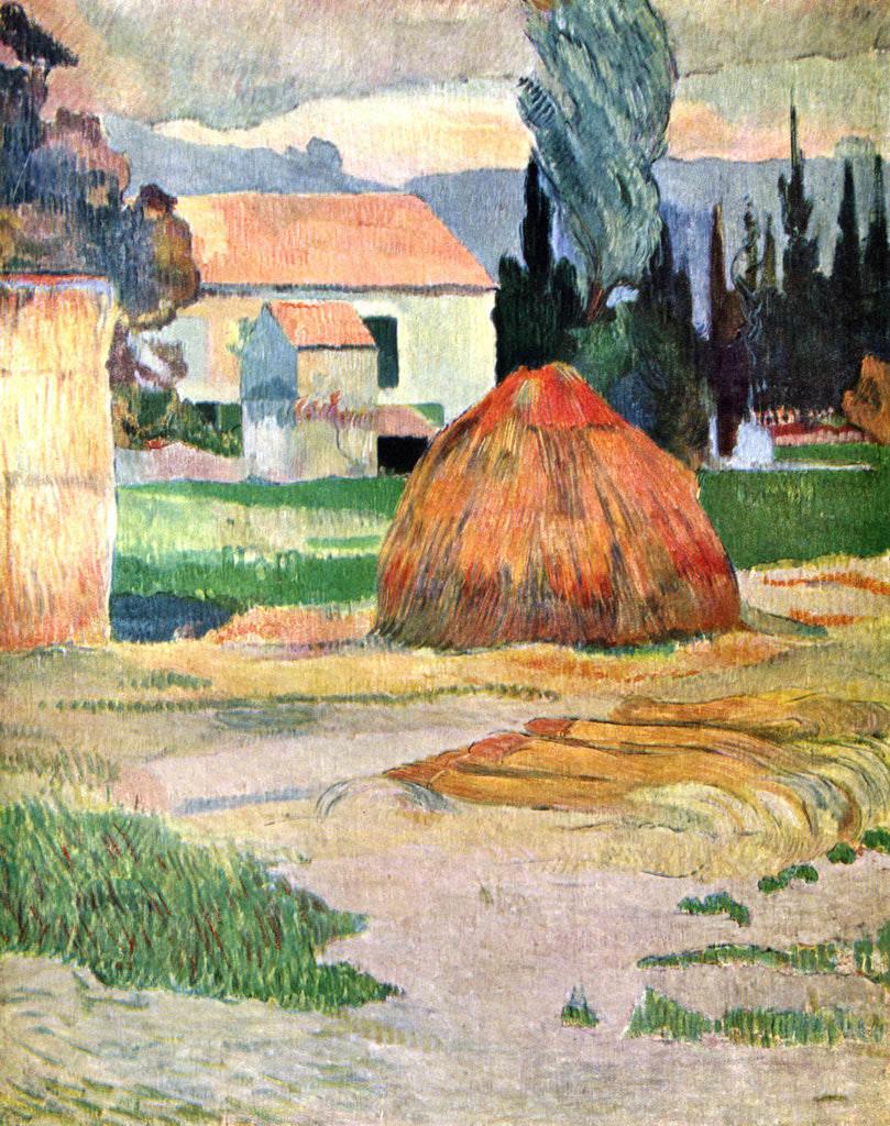 Detail of Landscape in Brittany by Paul Gauguin