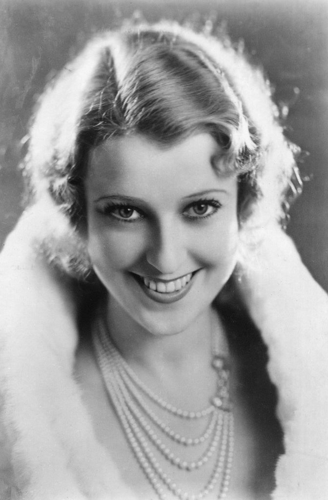 Detail of Jeanette MacDonald (1903-1965), American actress and singer by Anonymous