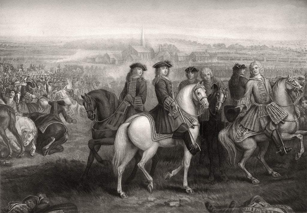 Detail of The Battle of Blenheim by Anonymous