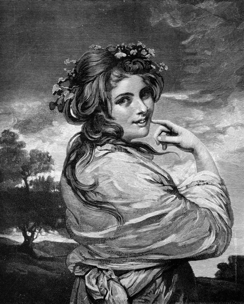 Detail of 'Lady Hamilton as 'Nature'' by Anonymous