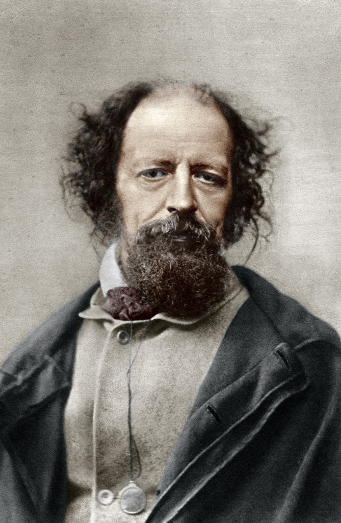 Detail of Alfred, Lord Tennyson, Poet Laureate of the United Kingdom by London Stereoscopic & Photographic Co