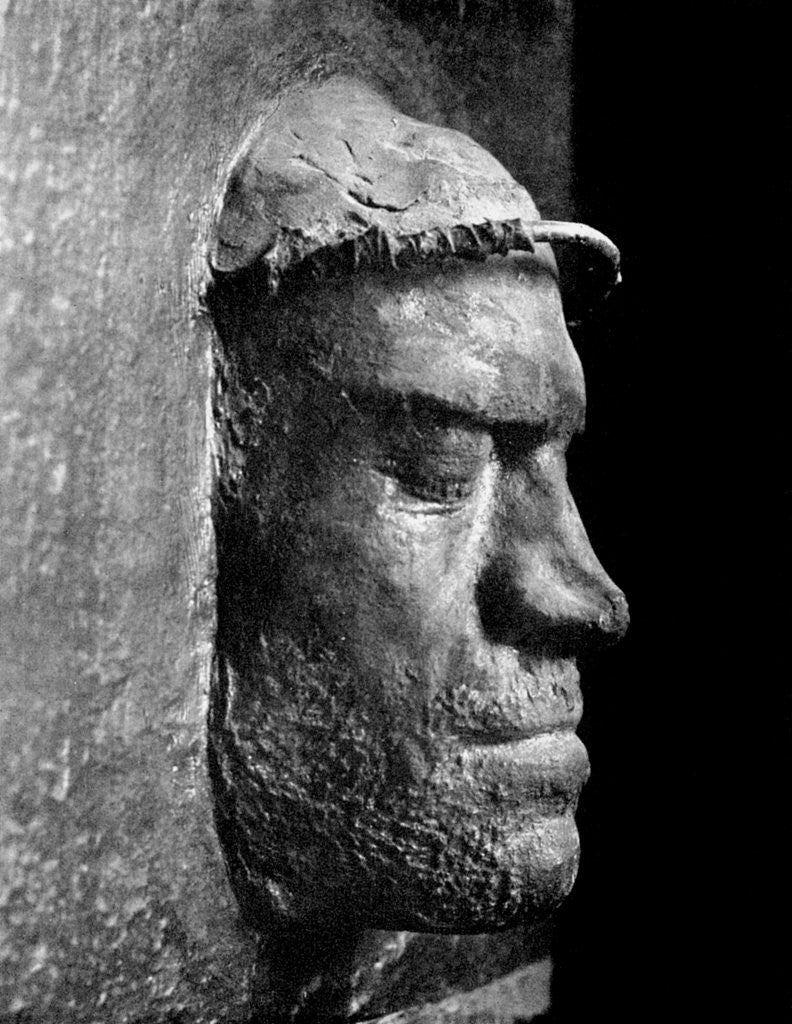 Detail of Death mask of Lorenzo de' Medici, ruler of Florence by Anonymous