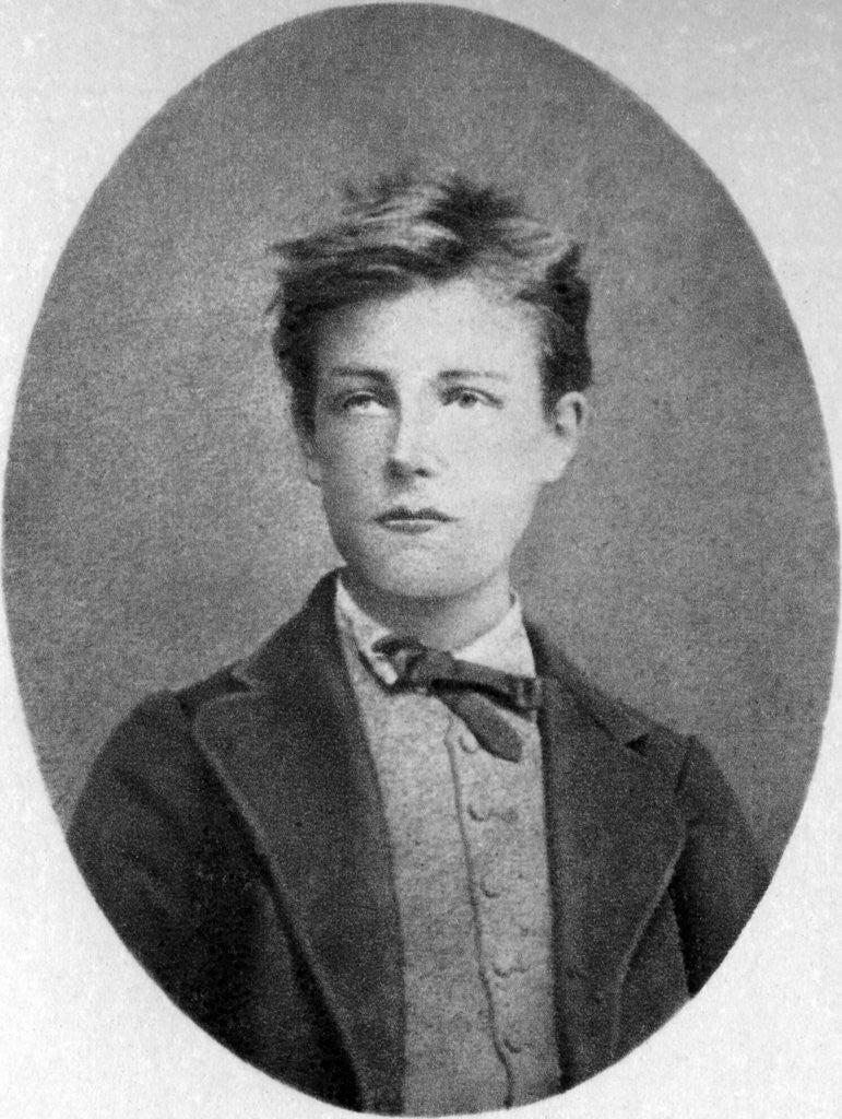 Detail of Arthur Rimbaud, French poet and adventurer by Anonymous