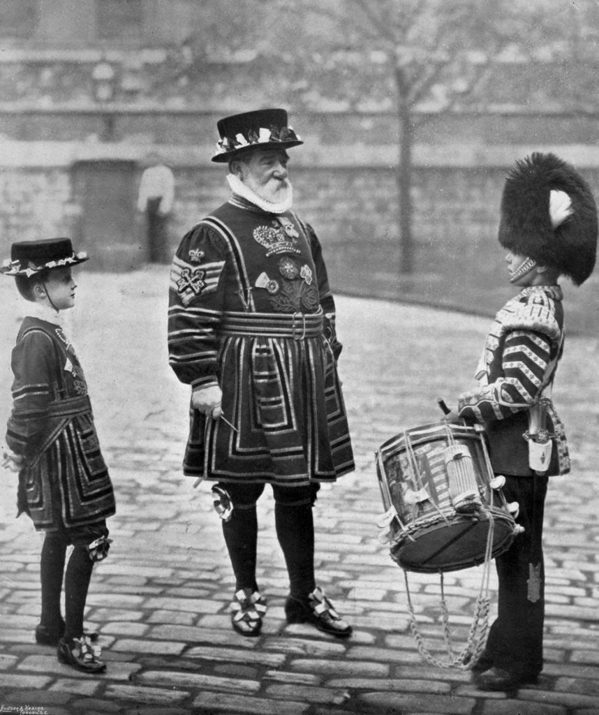 Detail of Sergeant-Major Patrick Penrose, the 'Yeoman Porter', London by Gregory & Co