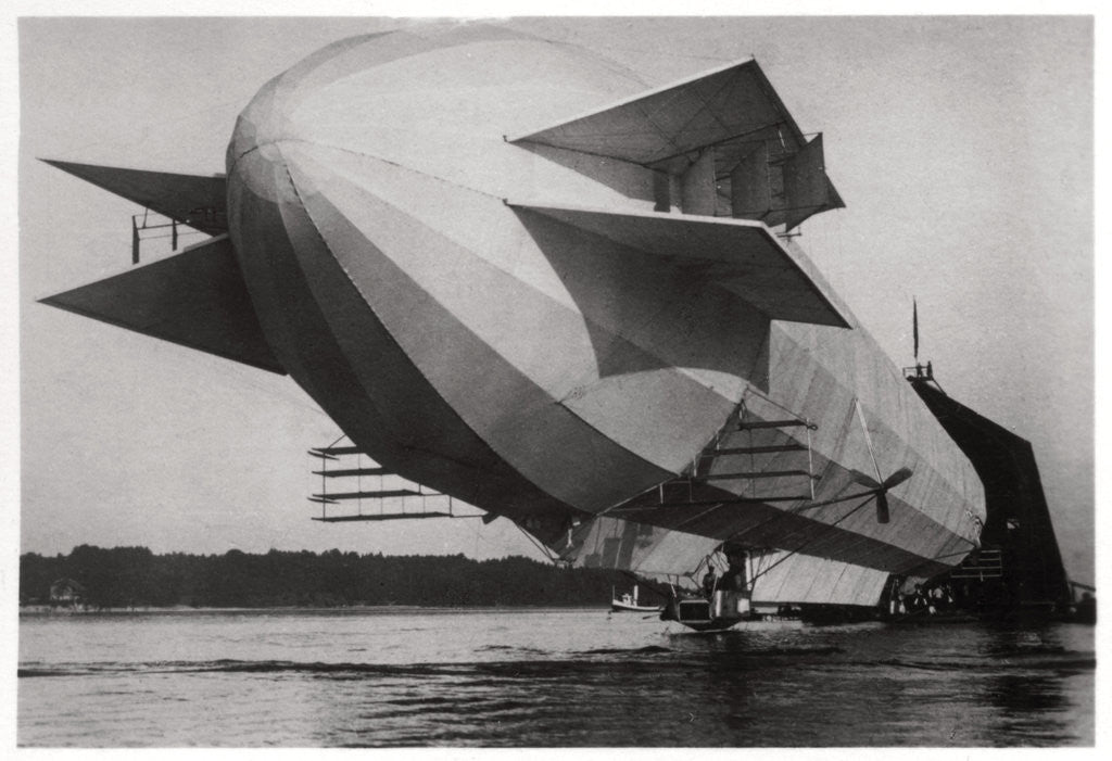 Detail of Zeppelin LZ3, purchased by the German Army and was operated as the Z1 by Anonymous