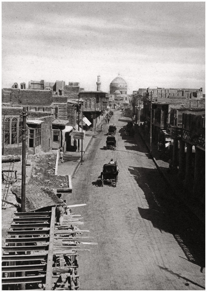 Detail of A street in Baghdad, Iraq by A Kerim