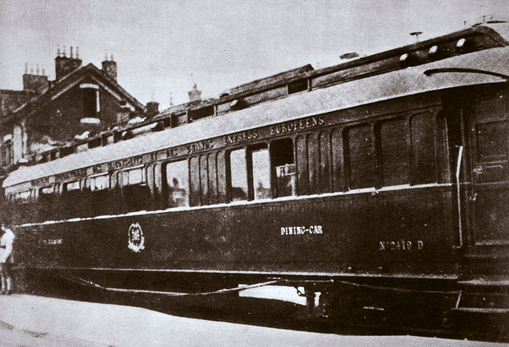 Detail of Railway carriage in which the Armistice ending World War I was signed by Anonymous