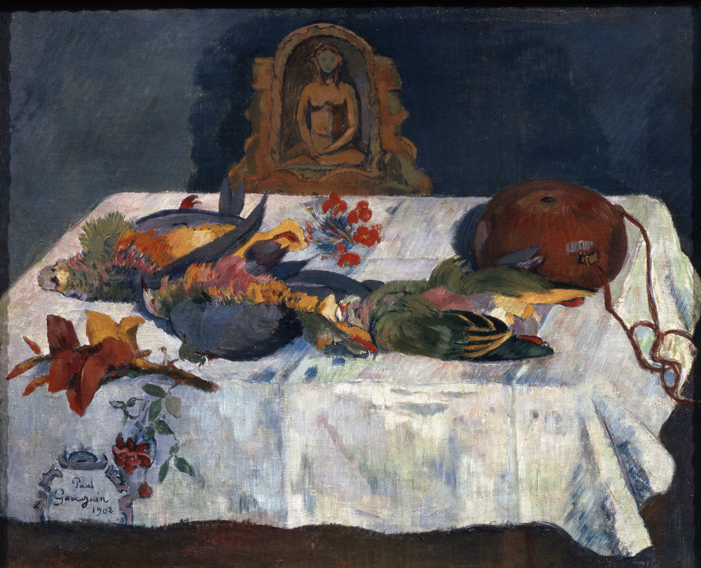 Detail of Still life with Parrots, 1902. by Paul Gauguin