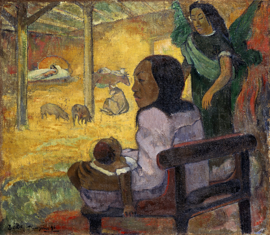 Detail of Be Be (Christmas), 1896. by Paul Gauguin