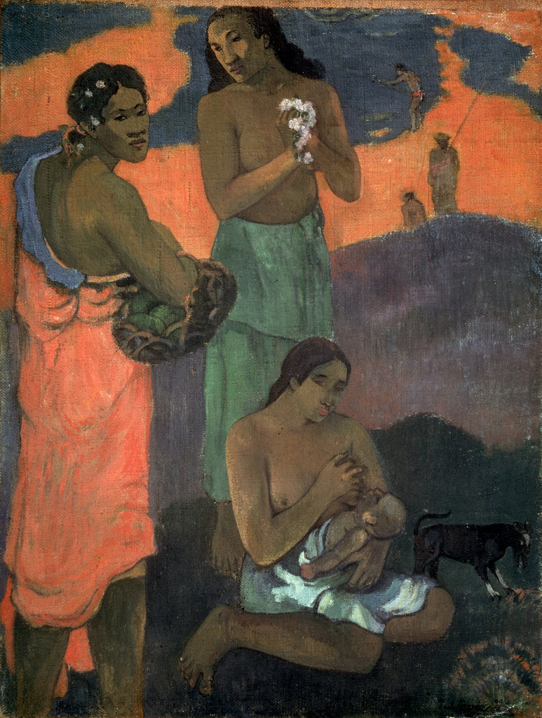 Detail of Women on the Seashore (The Motherhood), 1899 by Paul Gauguin