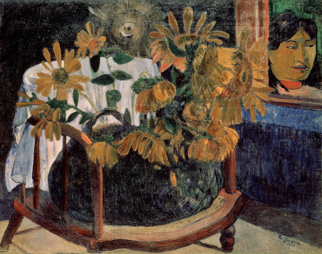 Detail of The Sunflowers, 1901. by Paul Gauguin