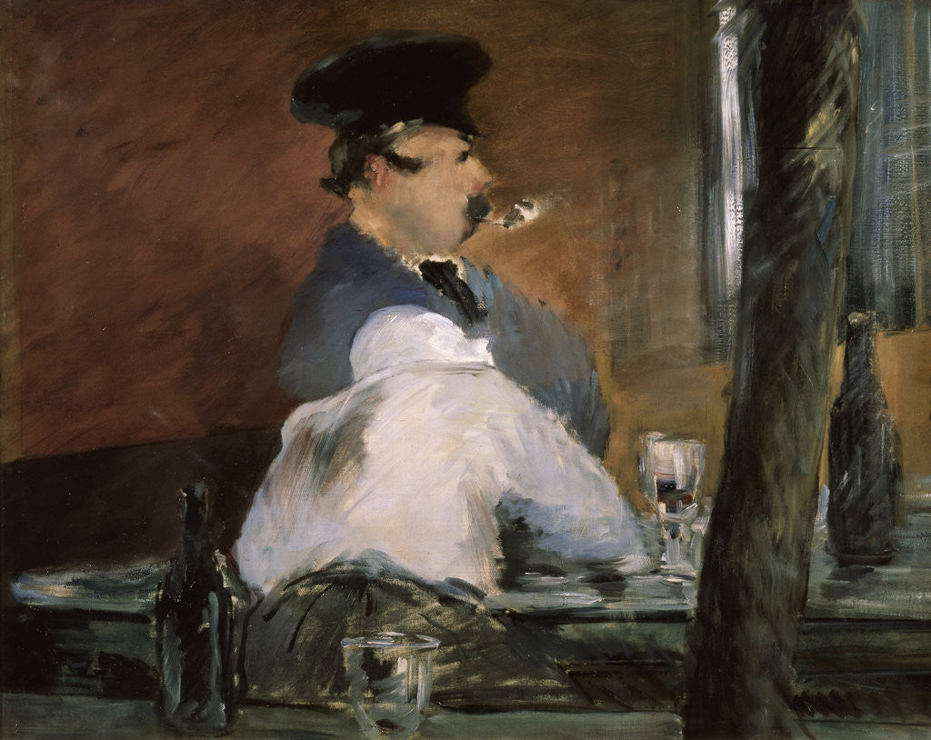 Detail of The Bar (Le Bouchon) by Edouard Manet